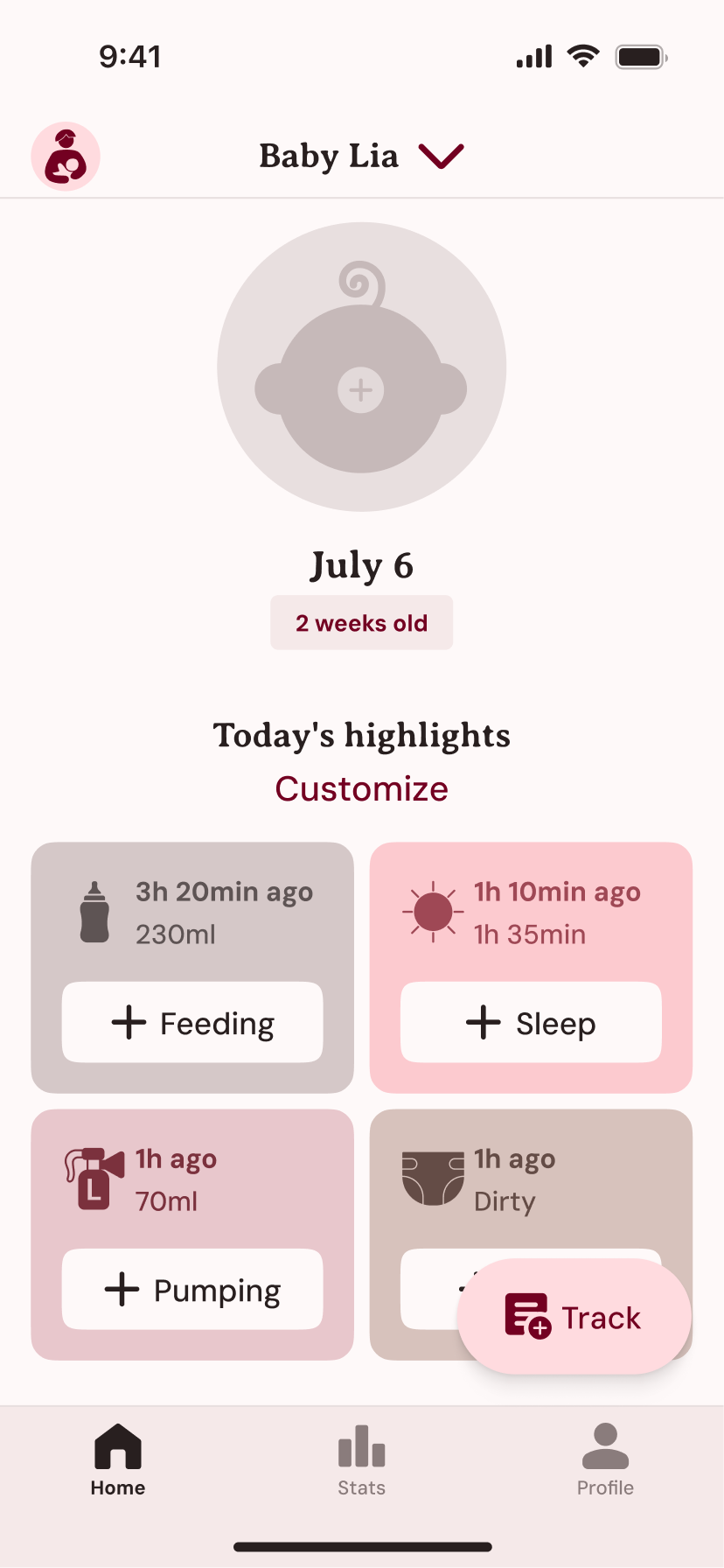 baby post-user testing