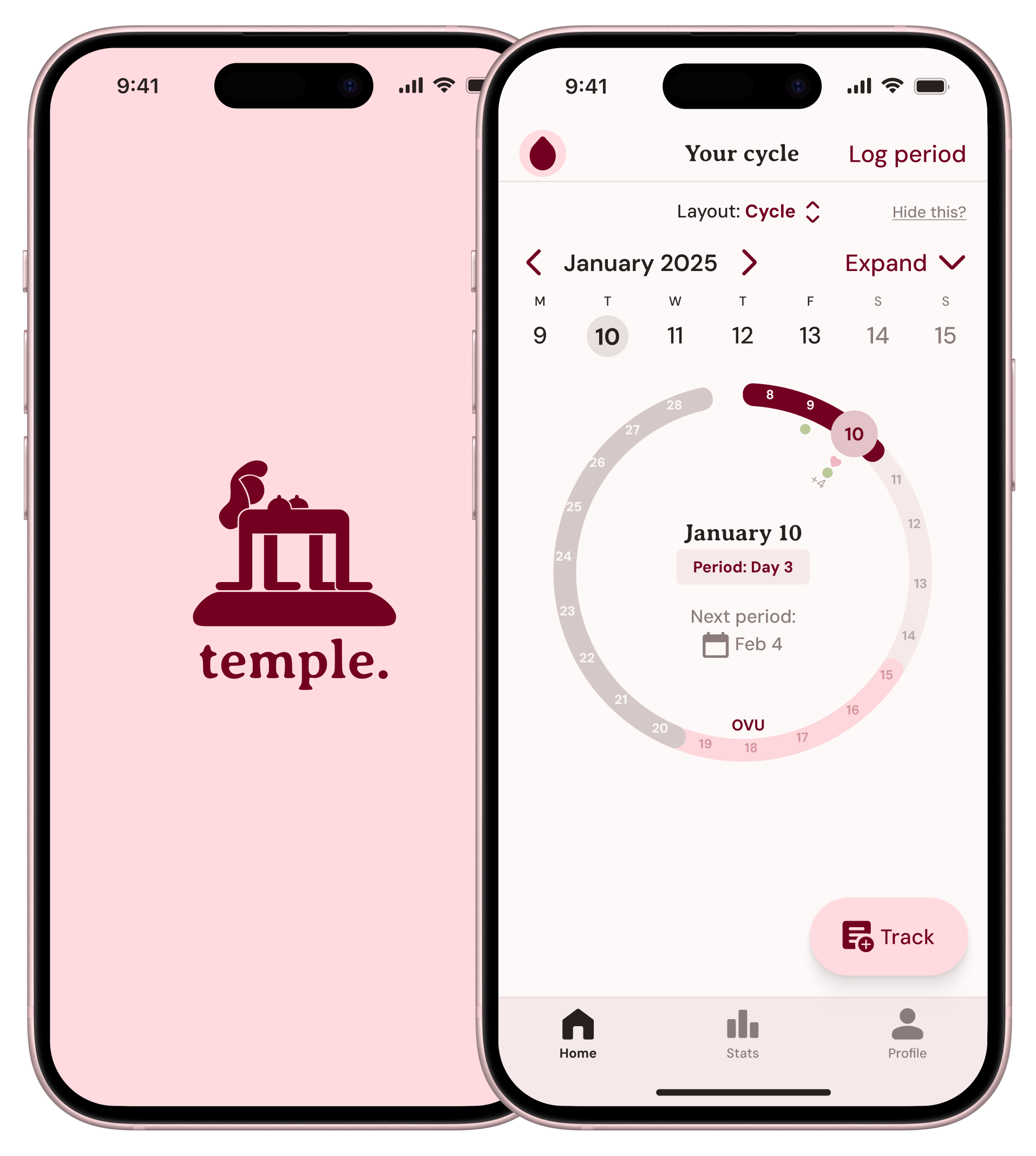 Temple app design